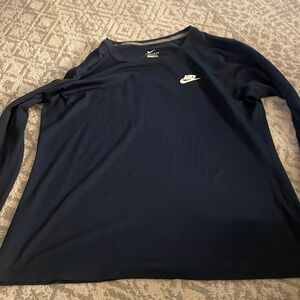 Nike Large Dri Fit Blue Long Sleeve